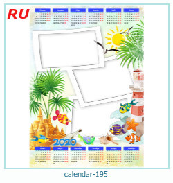 Kalender Bingkai Foto 195